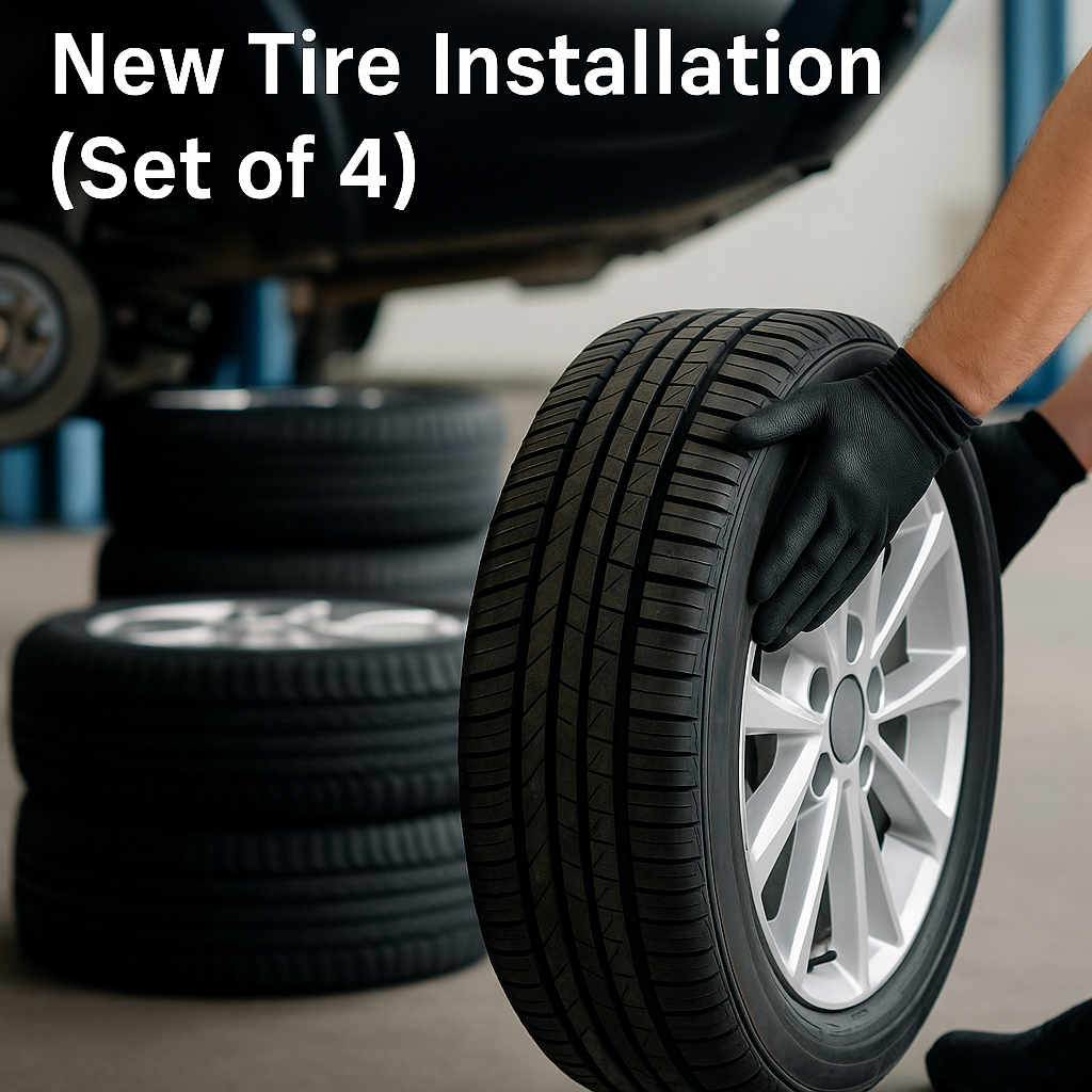 New Tire Installation (Set of 4)